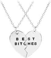 Fako Bijoux® - Vriendschapsketting - BFF Ketting - Best Bitches