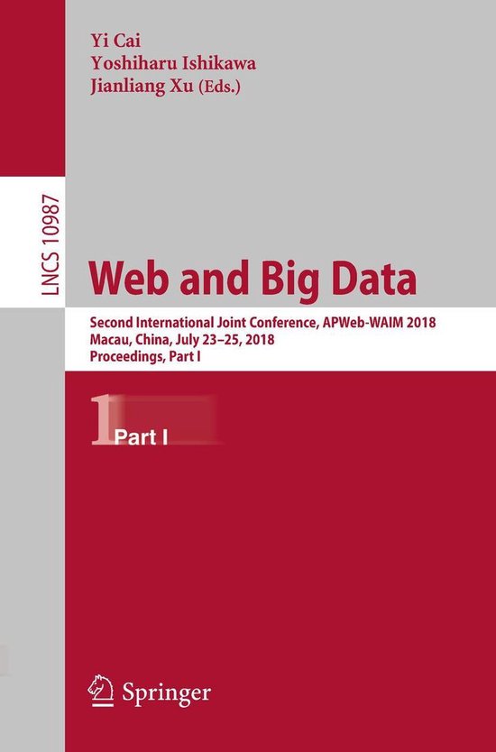 Springer Nature Proceedings Computer Science 1 - Web and Big ... - cover