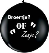 Broertje of Zusje Zwart lucht (90cm)