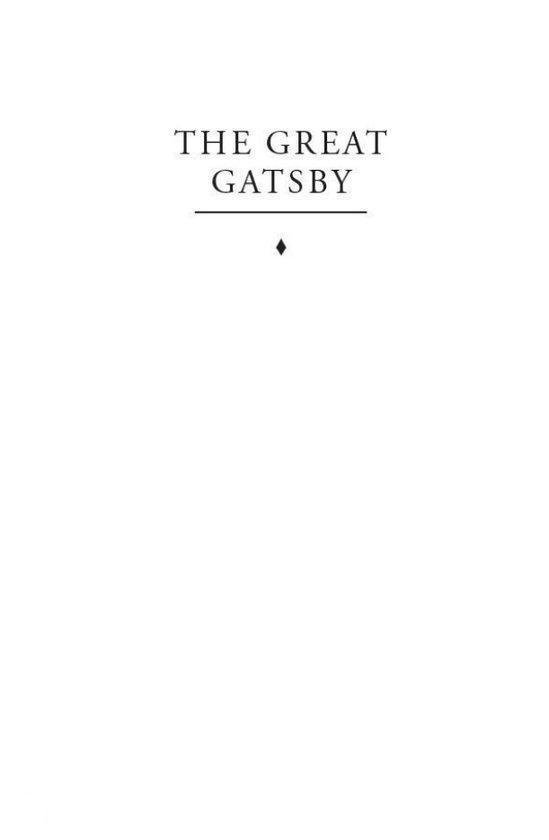 The Great Gatsby
