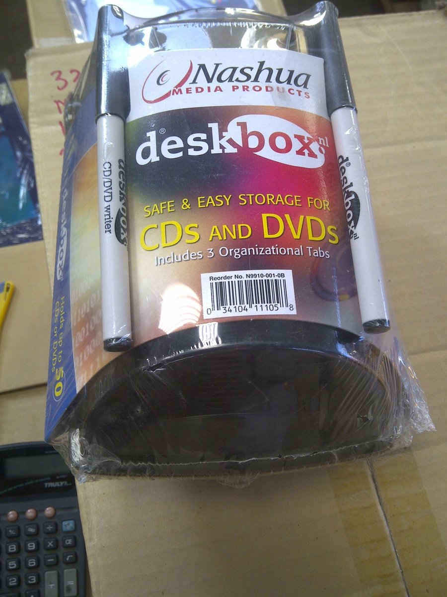 Nashua deskbox voor 50 cd's
