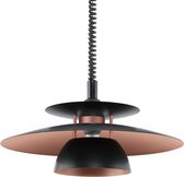 EGLO Brenda - Lampe à suspension - Pull pendant - 1 lumière - Ø430 mm. - Noir - Cuivre