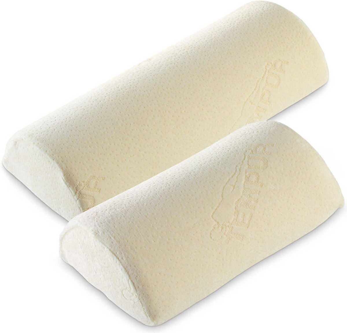 TEMPUR Original hoofdkussen Queen L (61 x 31 x 11.5/8.5 cm), ergonomisch traagschuim neksteunkussen voor zij- en rugslapers, stevig gevoe