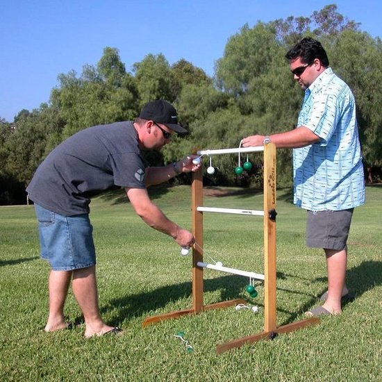 Jeu d'échelle de jeu de lancer Golf Set Professional - Bolas blanc et vert  - Des... | bol.com