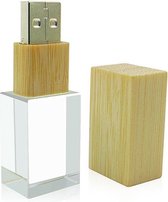 Ulticool USB-stick Glas Hout - 32 GB - Bruin