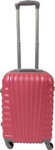 Handbagage koffer 51cm 4 wielen trolley - Roze