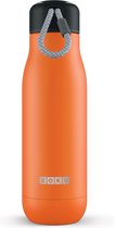 Zoku Hydration Drinkbeker - RVS - 500 ml - Oranje