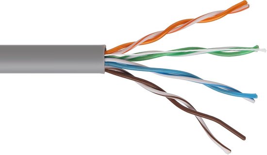Câble UTP paires torsadées 100 m torsadé Maclean MCTV-579 5ème câble réseau  | bol