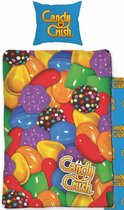 Candy Crush - Dekbedovertrek - Eenpersoons - 135 x 200 cm - Multi