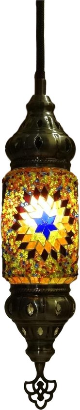 Oosterse mozaïek hanglamp (Turkse lamp) bruin