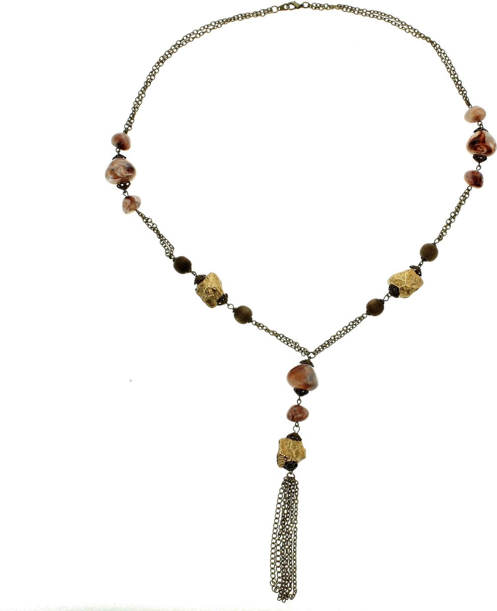 ElevateTech Bolo Stropdas voor heren, Lariat ketting, bruin, leer, rodeo-hanger voor modieuze halsketting, rond, westerse cowboy, Blauw, Eén maat