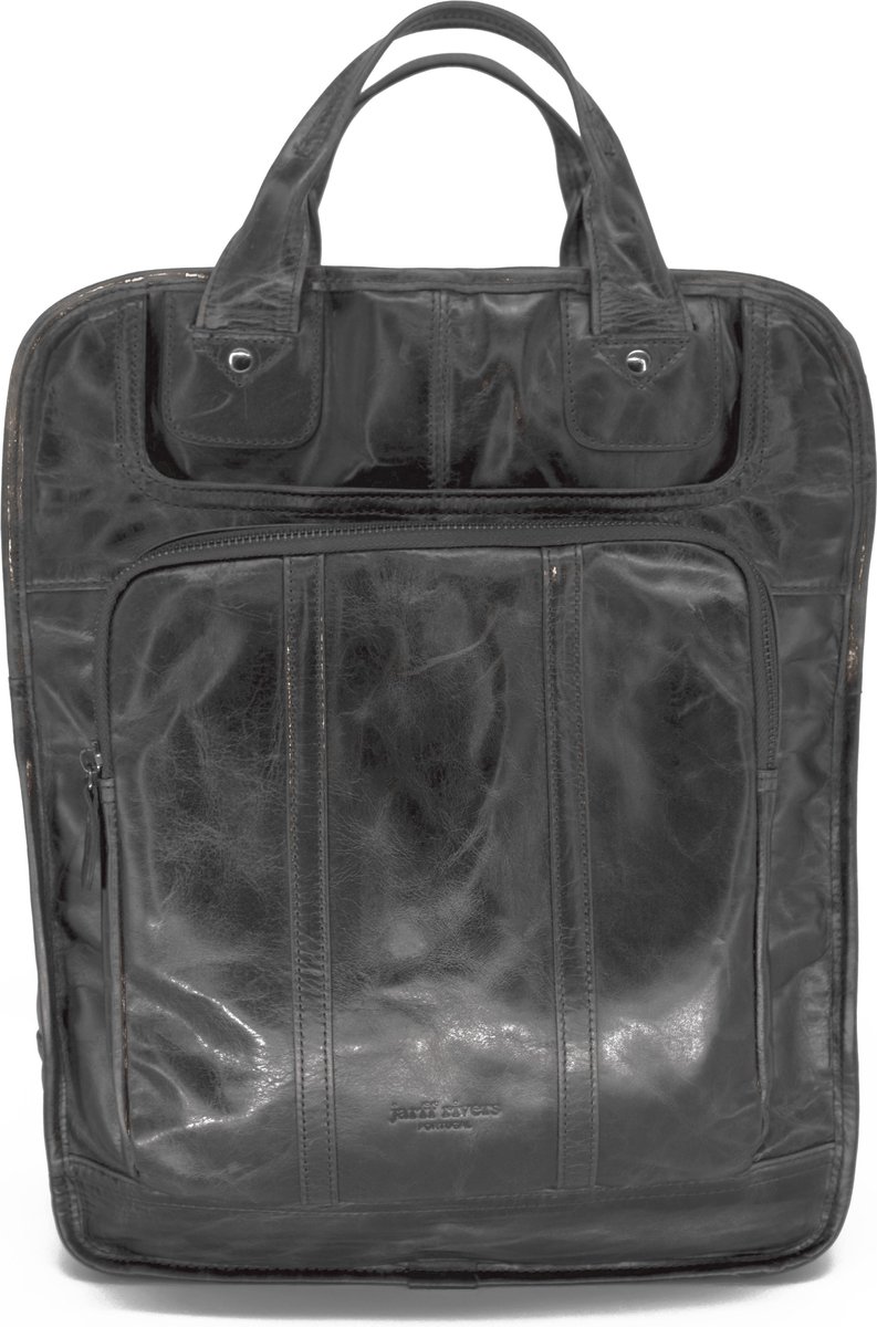 Leren Rugzak - Rugtas - 16.4 inch Laptoptas - Schoudertas- Handtas - 180° South - Jarff Rivers