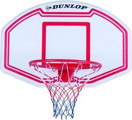 Observatorium Openlijk Oplossen Dunlop Basketbalring Met Bord 90 X 60 Cm Wit/rood | bol.com