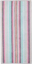 Cawo handdoek contour multi 50x100 pink