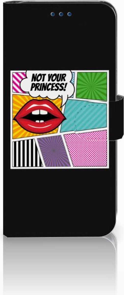 Samsung Galaxy S8 Wallet Case met Pasjes Popart Princess
