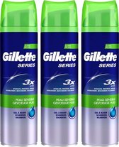 Gillette Series Sensitive Scheergel - Voordeelverpakking 3 x 200 ml