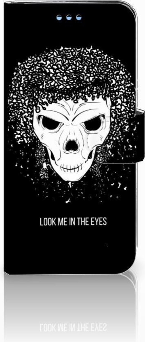 Telefoonhoesje met Naam Samsung Galaxy S9 Skull Hair