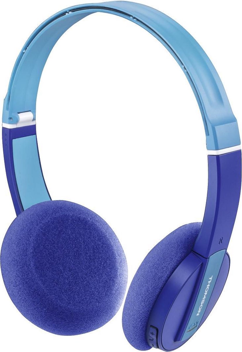 Lenco HP-010BU casque pour enfants bleu, avec autocollants