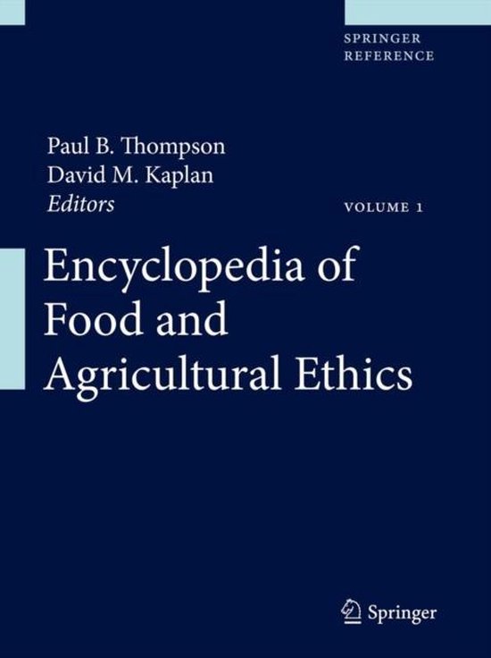 Boek cover Encyclopedia of Food and Agricultural Ethics van  (Hardcover)
