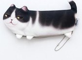 Katten etui - Pennenmap in de vorm van kat - Voor kattenliefhebbers