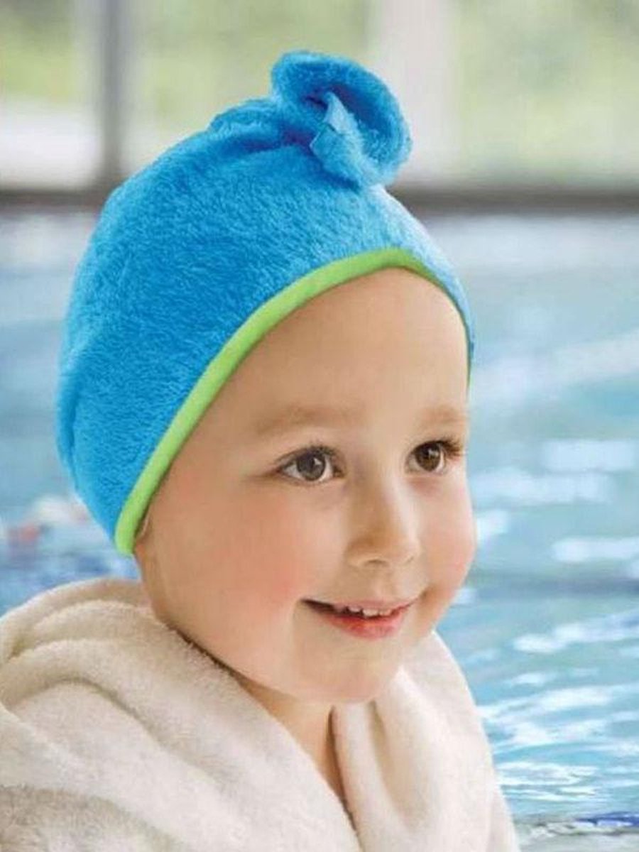 Cuddledry-haardoekje-hoofdhanddoek-handdoek-blauw | bol.com