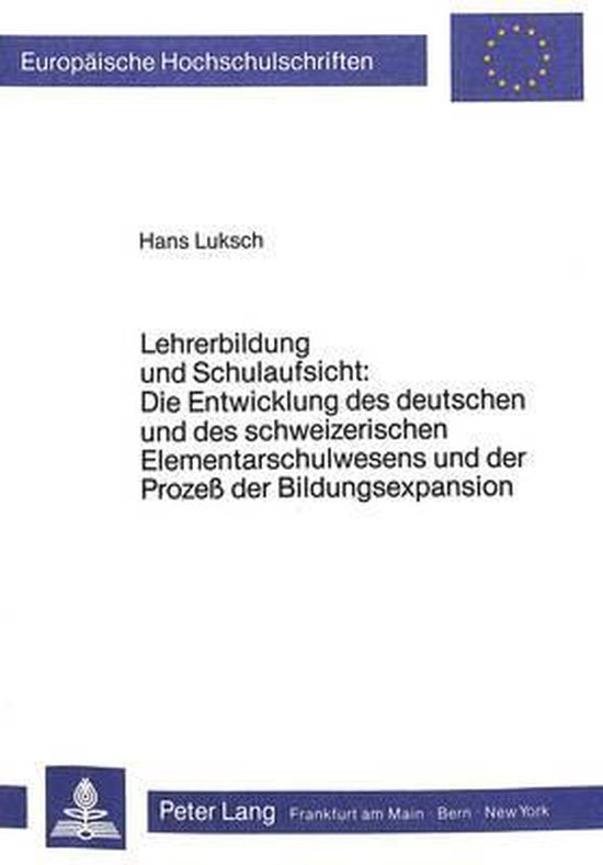 Lehrerbildung Und Schulaufsicht - cover