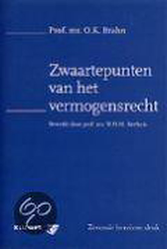 Boek cover Zwaartepunten van het vermogensrecht van O.K. Brahn (Paperback)