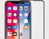 Entire View 3D Curved Tempered Glass (Invisble&Dust) voor Apple iPhone X / XS - Zwart Kader