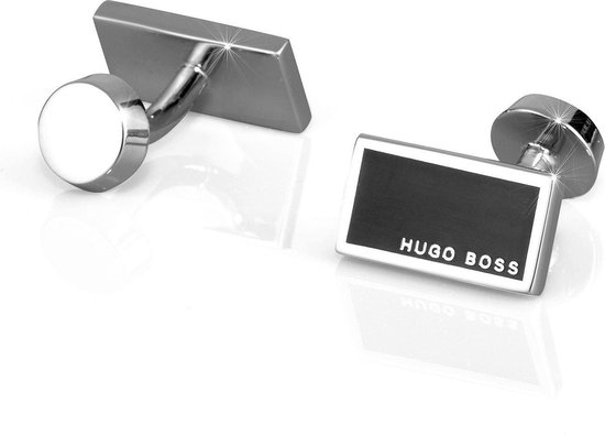 Boutons de manchette Hugo Boss - Couleur argent