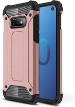 Armor Hybrid Back Cover - Samsung Galaxy S10e Hoesje - Rose Gold