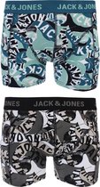 Jack & Jones - 2-pack Brooklyn Boxershorts Groen / Grijs - S