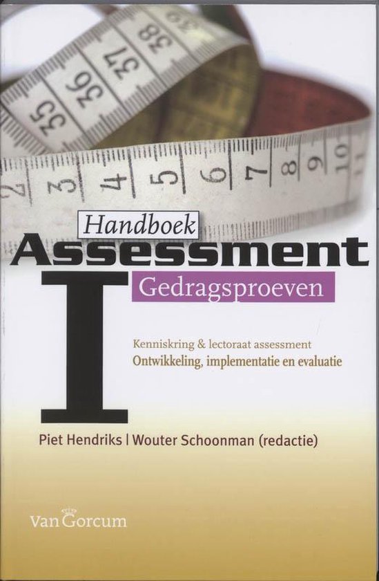 1 gedragsproeven handboek assessment - cover