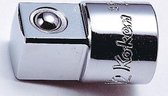Ko-Ken 3/8" verloopstuk tbv. 1/4" dop Met kogeltje handuitvoering