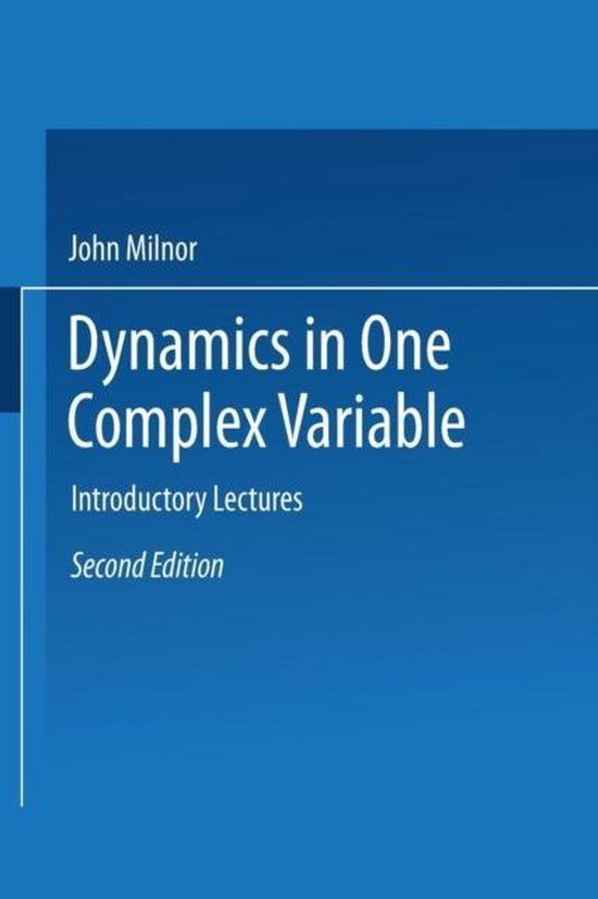 Dynamics in One Complex Variable 9783528131302 John Milnor Boeken