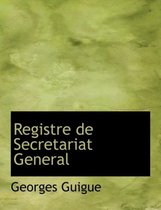 Registre de Secretariat General