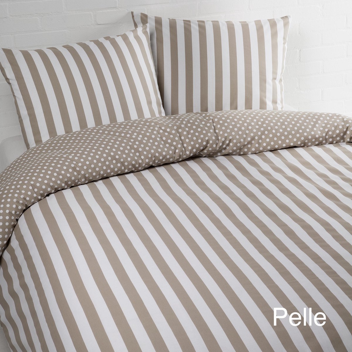 Day Dream Pelle Dekbedovertrek - Litsjumeaux - 240x200/220 cm - Zand