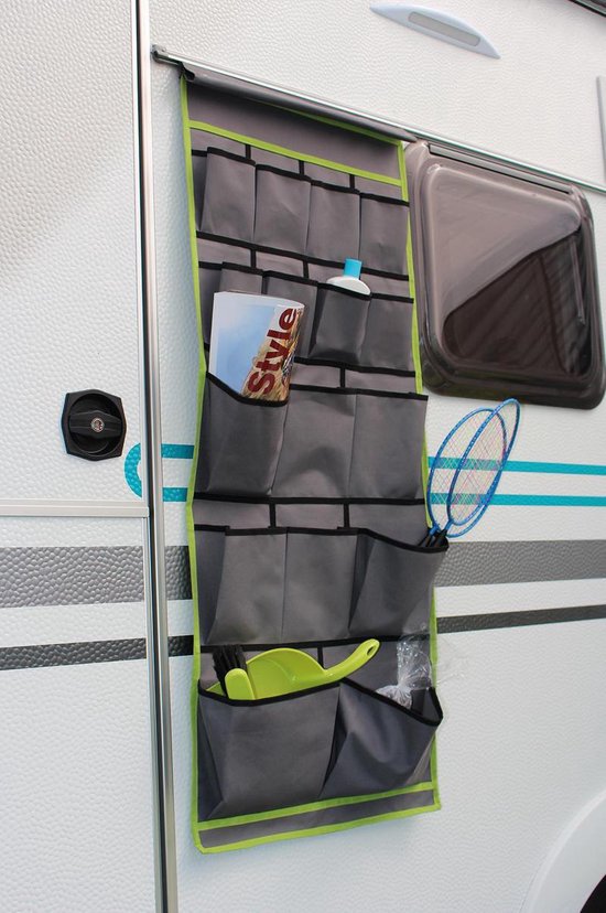 Eurotrail Tentorganiser Derby Large - Charcoal/Lime van Eurotrail — afbeelding 4