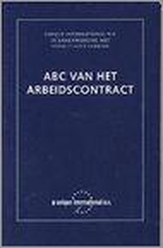 ABC van het arbeidscontract - cover