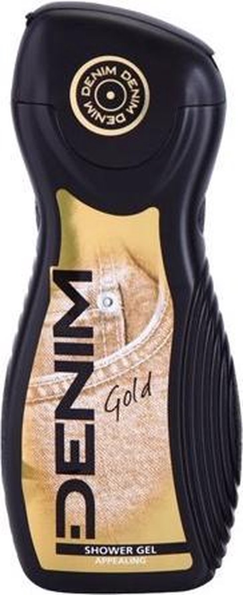 Denim - Douchegel - Gold - x3 Triple Caring - 250ml van Merkloos — afbeelding 3