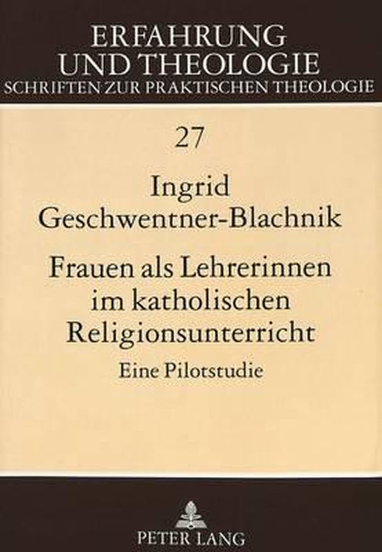 Frauen ALS Lehrerinnen Im Katholischen Religionsunterricht - cover