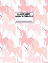Blank Sheet Music Notebook