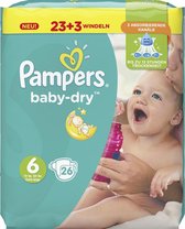 Pampers Baby Dry Maat 6 - 26 Luiers