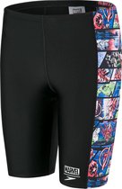 Speedo E10 Marvel Avengers Panel  Zwembroek - Maat 140  - Jongens - zwart/blauw/rood/wit