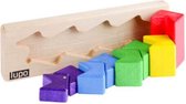 Houten speelgoed Snake Pyramid  ZigZag Handgemaakt