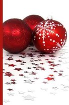 Christmas 2 Group of Red Ornaments Surrounded by Stars