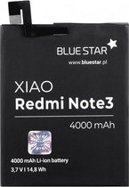 BlueStar batterij voor Xiaomi Redmi Note 3 4000 mAh Li-Ion