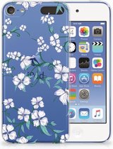 Bumper Housse Etui pour Apple iPod Touch 5 | 6 Coque Téléphone Fleur Blanche