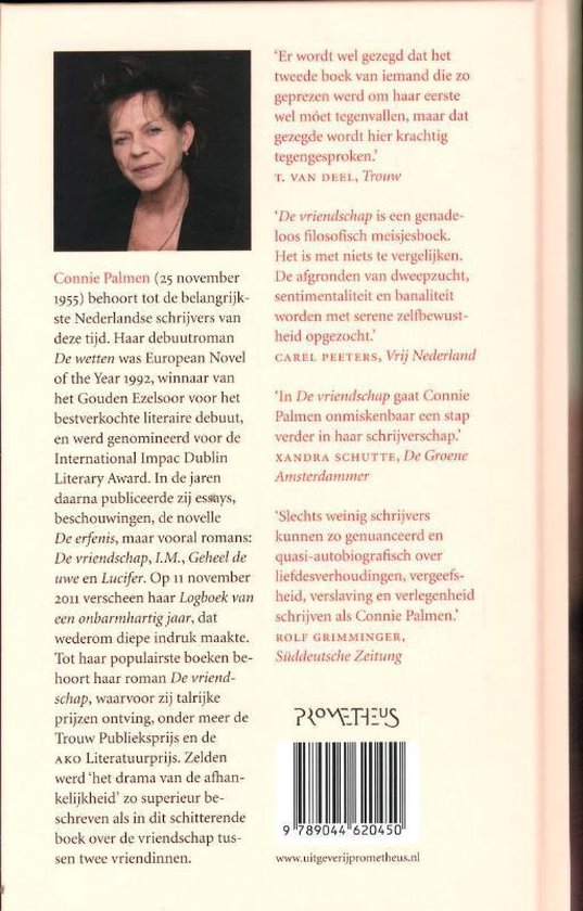 De vriendschap, Connie Palmen 9789044620450