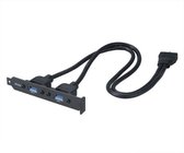 Akasa AK-CBUB17-40BK USB 3.0 Internal Adapter Cable