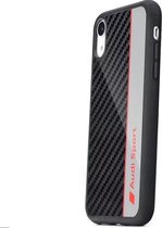 Original AUDI Carbon fiber case geschikt voor iPhone 7/ 8 -Plus - grijs